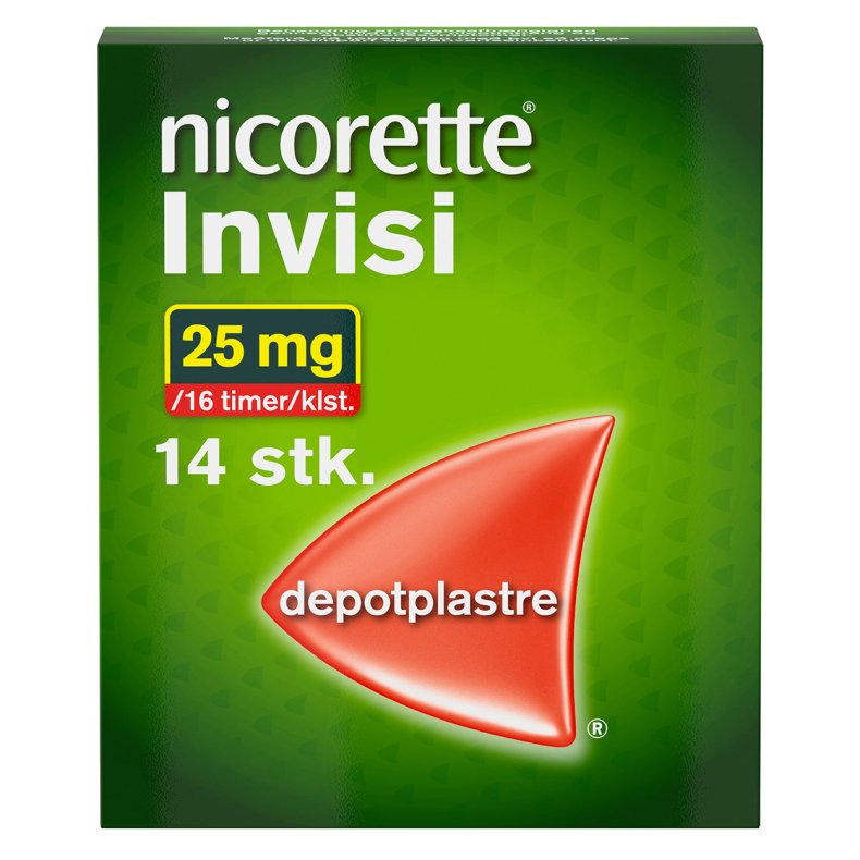 Nicorette plaster 25 mg, 14 stk