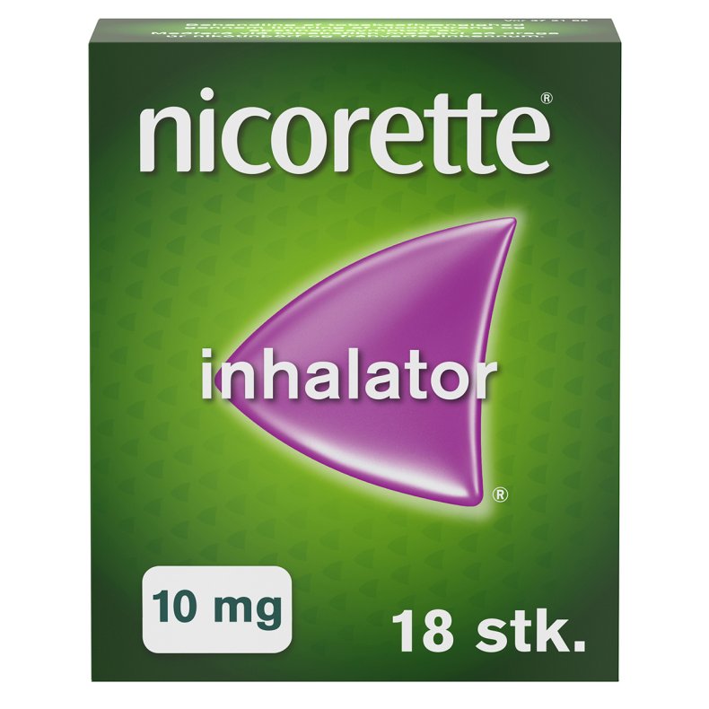 Nicorette Inhaltor + Refill 10 mg, 18 stk